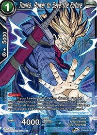 Trunks, Power to Save the Future (EX14-02) [Expansion Deck Box Set 14: Battle Advanced]
