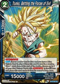 Trunks, Battling the Forces of Evil (BT12-037) [Vicious Rejuvenation]