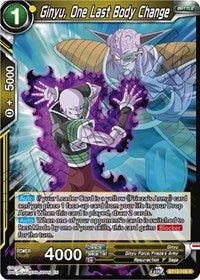 Ginyu, One Last Body Change (BT12-105) [Vicious Rejuvenation]