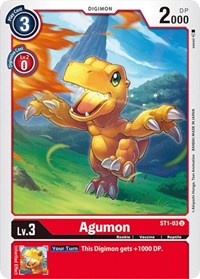 Agumon (ST1-03 U) [Starter Deck 01: Gaia Red]