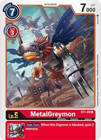 MetalGreymon (ST1-09 R) [Starter Deck 01: Gaia Red]