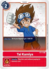 Tai Kamiya (ST1-12 R) [Starter Deck 01: Gaia Red]