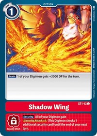 Shadow Wing (ST1-13 C) [Starter Deck 01: Gaia Red]