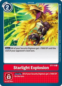 Starlight Explosion (ST1-14 C) [Starter Deck 01: Gaia Red]