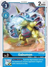 Gabumon (ST2-03 U) [Starter Deck 02: Cocytus Blue]