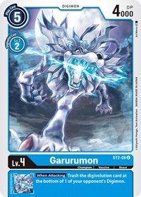 Garurumon (ST2-06 U) [Starter Deck 02: Cocytus Blue]