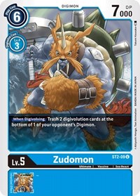 Zudomon (ST2-09 U) [Starter Deck 02: Cocytus Blue]
