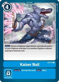 Kaiser Nail (ST2-15 C) [Starter Deck 02: Cocytus Blue]