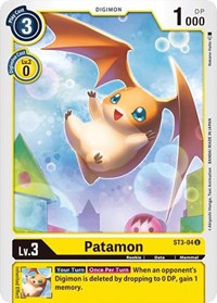 Patamon (ST3-04 U) [Starter Deck 03: Heaven's Yellow]
