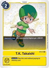 T.K. Takaishi (ST3-12 R) [Starter Deck 03: Heaven's Yellow]