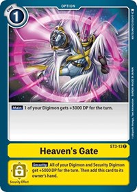 Heaven's Gate (ST3-13 C) [Starter Deck 03: Heaven's Yellow]