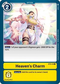 Heaven's Charm (ST3-14 C) [Starter Deck 03: Heaven's Yellow]