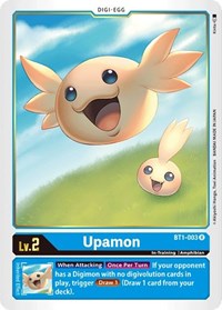 Upamon - BT1-003 (BT1-003 R) [Release Special Booster 1.0]