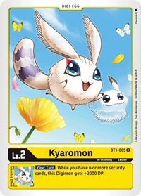 Kyaromon (BT1-005 U) [Release Special Booster 1.0]