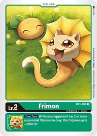 Frimon (BT1-008 U) [Release Special Booster 1.0]