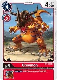 Greymon - BT1-015 (BT1-015 U) [Release Special Booster 1.0]