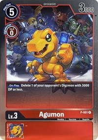 Agumon - P-001 (P-001 P) [Digimon Promotion Cards]