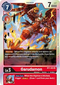 Garudamon - BT1-022 (BT1-022 SR) [Release Special Booster 1.0]