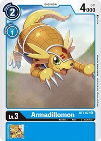 Armadillomon - BT1-027 (BT1-027 C) [Release Special Booster 1.0]