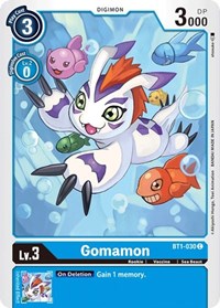 Gomamon - BT1-030 (BT1-030 C) [Release Special Booster 1.0]