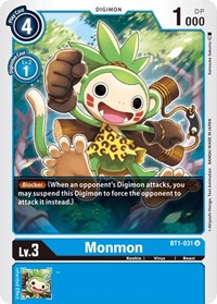 Monmon (BT1-031 U) [Release Special Booster 1.0]