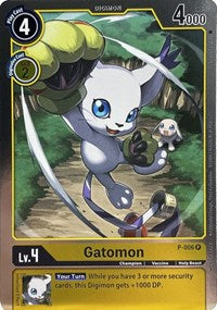 Gatomon - P-006 (P-006 P) [Digimon Promotion Cards]