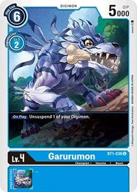 Garurumon - BT1-036 (BT1-036 U) [Release Special Booster 1.0]