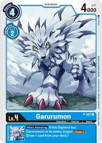 Garurumon - P-007 (P-007 P) [Digimon Promotion Cards]