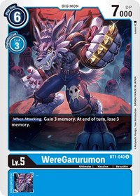 WereGarurumon - BT1-040 (BT1-040 U) [Release Special Booster 1.0]