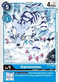 Garurumon - ST2-06 (Tamer Party Promo) (ST2-06 U) [Starter Deck 02: Cocytus Blue]