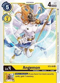 Angemon - ST3-05 (Tamer Party Promo) (ST3-05 U) [Starter Deck 03: Heaven's Yellow]