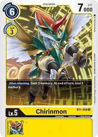 Chirinmon (BT1-058 U) [Release Special Booster 1.0]