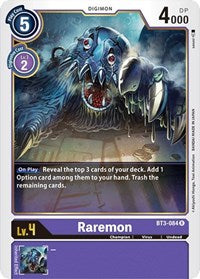 Raremon (BT3-084 R) [Release Special Booster 1.0]