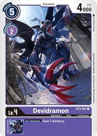 Devidramon (BT3-081 U) [Release Special Booster 1.0]
