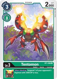 Tentomon (BT1-066 U) [Release Special Booster 1.0]