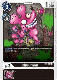 Chuumon (BT3-061 C) [Release Special Booster 1.0]