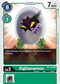 Digitamamon (BT1-075 C) [Release Special Booster 1.0]