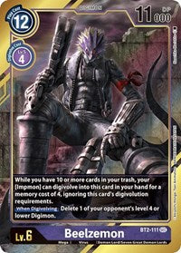 Beelzemon (Alternate Art) (BT2-111 SEC) [Release Special Booster 1.0]