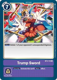 Trump Sword (BT2-110 R) [Release Special Booster 1.0]