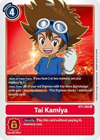 Tai Kamiya - BT1-085 (BT1-085 R) [Release Special Booster 1.0]