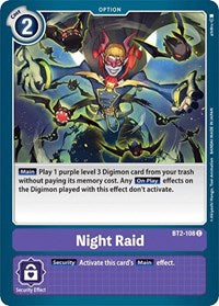Night Raid (BT2-108 C) [Release Special Booster 1.0]