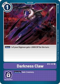 Darkness Claw (BT2-107 U) [Release Special Booster 1.0]