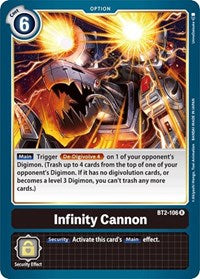 Infinity Cannon (BT2-106 R) [Release Special Booster 1.0]
