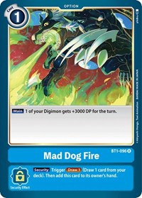 Mad Dog Fire (BT1-096 R) [Release Special Booster 1.0]