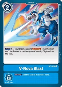 V-Nova Blast (BT1-098 C) [Release Special Booster 1.0]