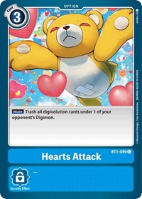 Hearts Attack (BT1-099 C) [Release Special Booster 1.0]