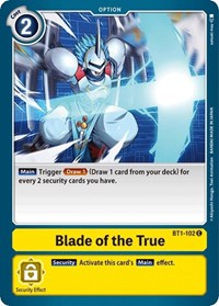 Blade of the True (BT1-102 C) [Release Special Booster 1.0]