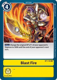 Blast Fire (BT1-105 C) [Release Special Booster 1.0]