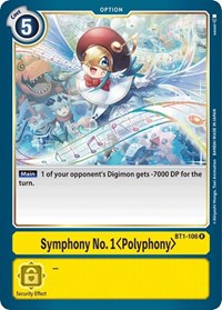 Symphony No. 1 (Polyphony) (BT1-106 R) [Release Special Booster 1.0]