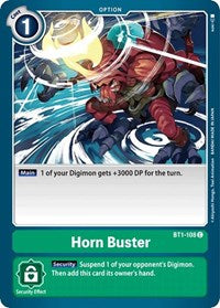 Horn Buster (BT1-108 C) [Release Special Booster 1.0]